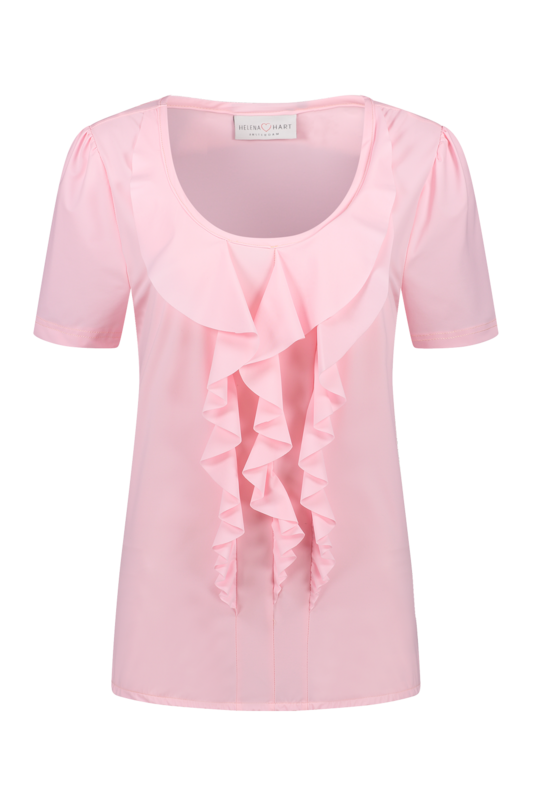Blouse Sofie Transfer Licht Roze 7356 Blouse Sofie Transfer Licht Roze 7356