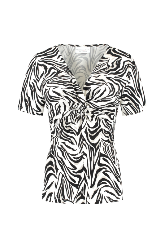 Top Tara Printo Six Savann Zwart Ecru 7372 Top Tara Printo Six Savann Zwart Ecru 7372