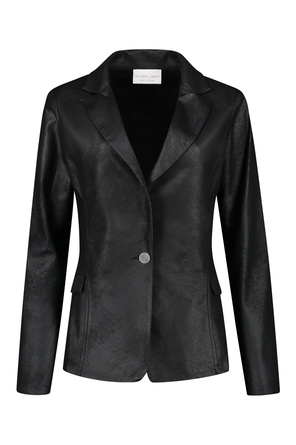 Blazer Jake Biker Silv Zwart 7428