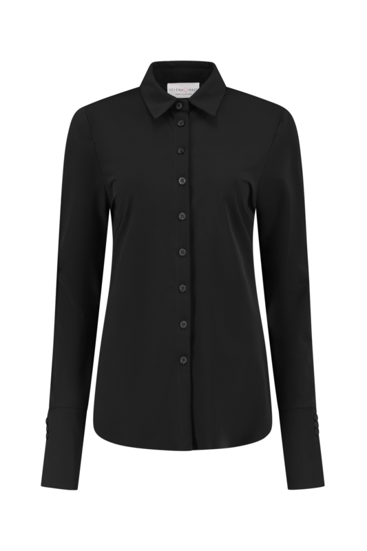 Blouse Britt Transfer Zwart 7456 Blouse Britt Transfer Zwart 7456