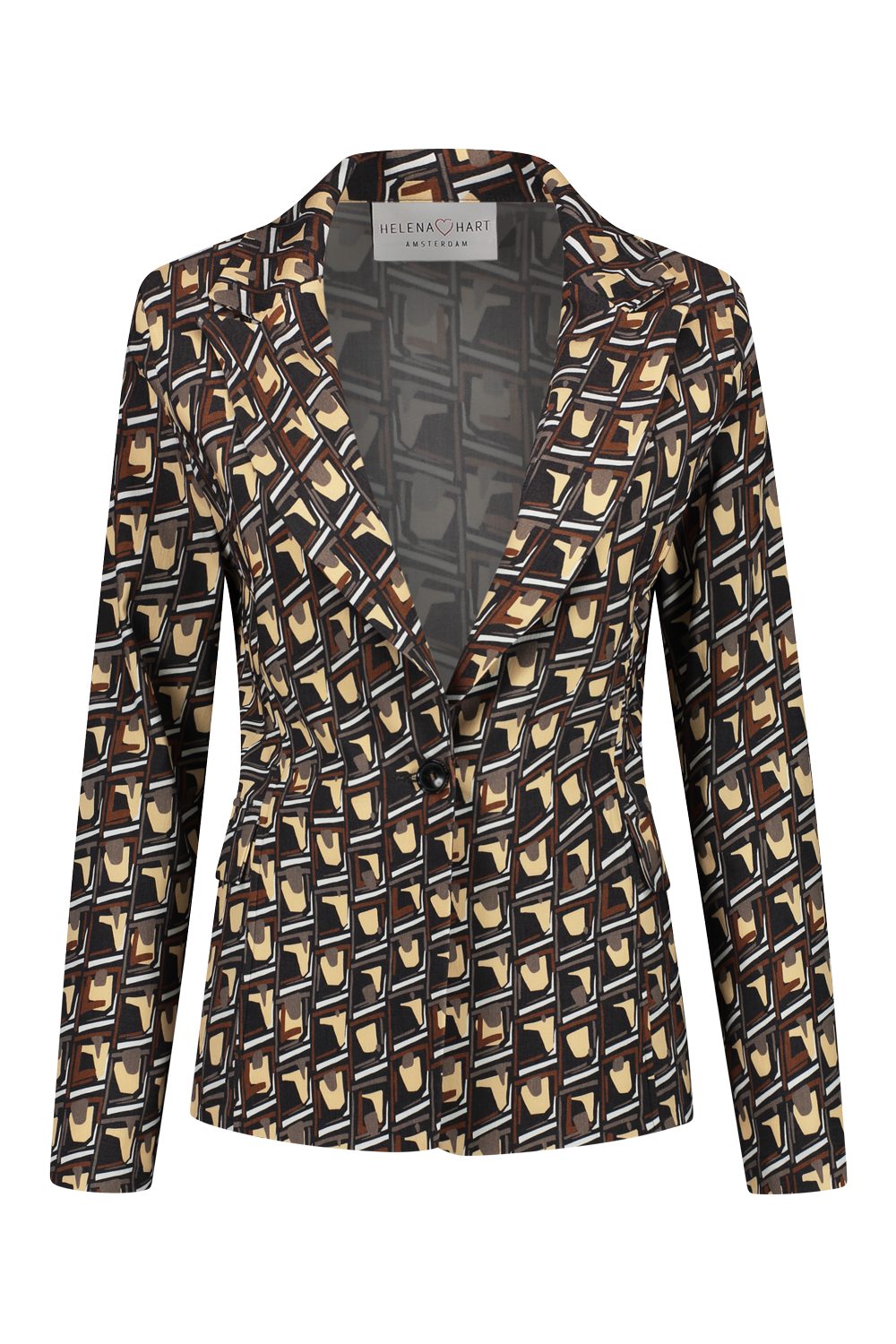 Blazer Jake S.Stretch Zwart 7419