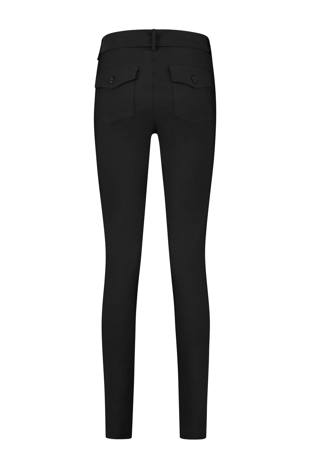 Broek chino Bengaline Brushe Zwart 7407