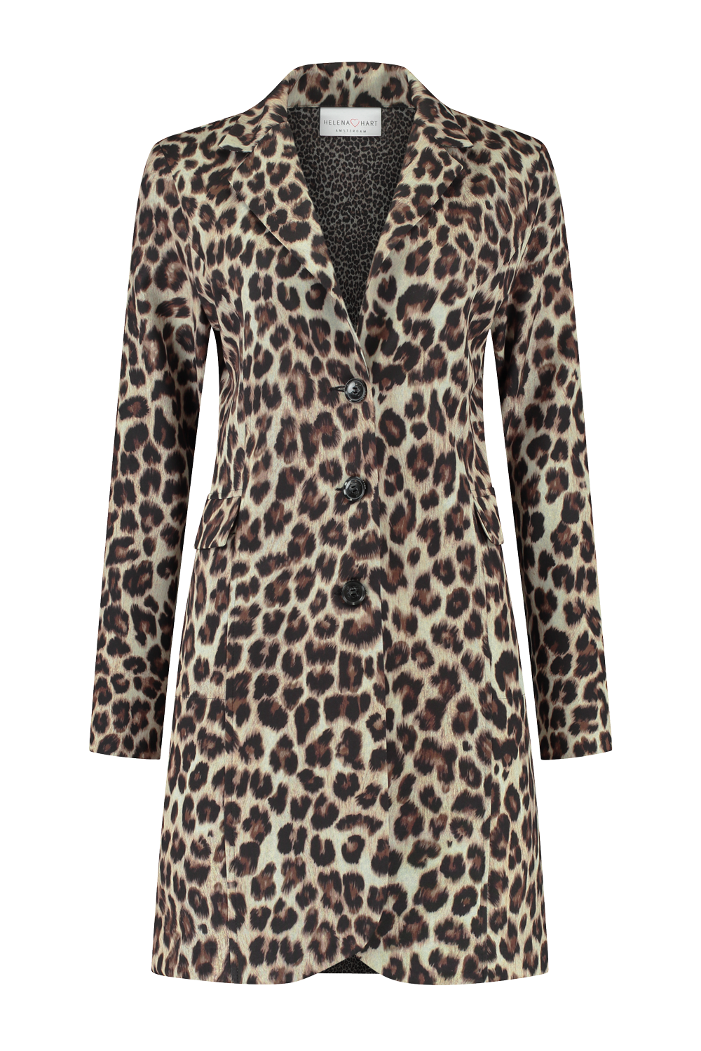 Blazer Tuxy Luipaard Camel 7434