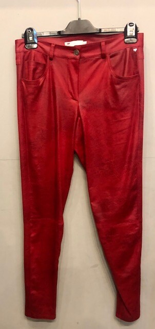 Broek Biker Jeans Rood 7017