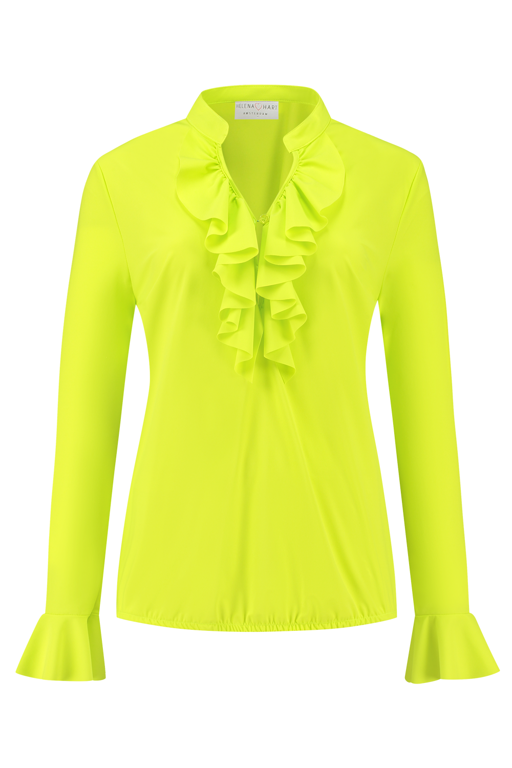 Blouse Ruche Lime
