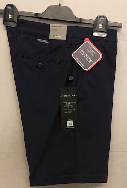 Alberto Travel stof short Zwart Alberto Travel stof short Zwart