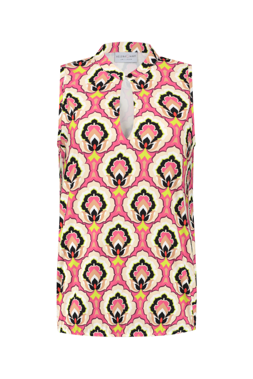 Top Bella Print Lotus fuchsia 7471