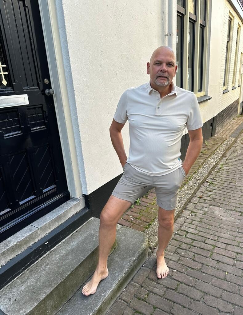 Alberto  Travel stof short licht Groen