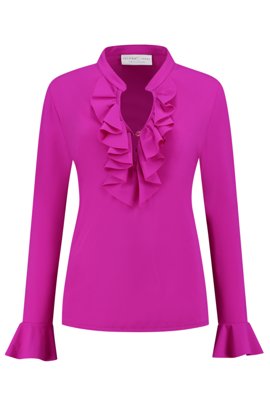Blouse Ruche Cyclaam 7257 Blouse Ruche Cyclaam 7257