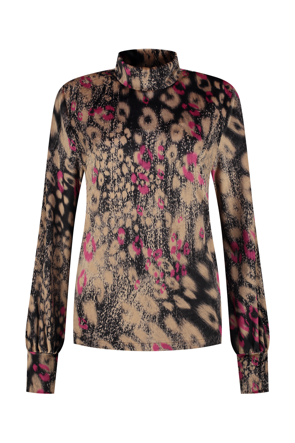 Col Velour Print Mix Cyclaam 7483