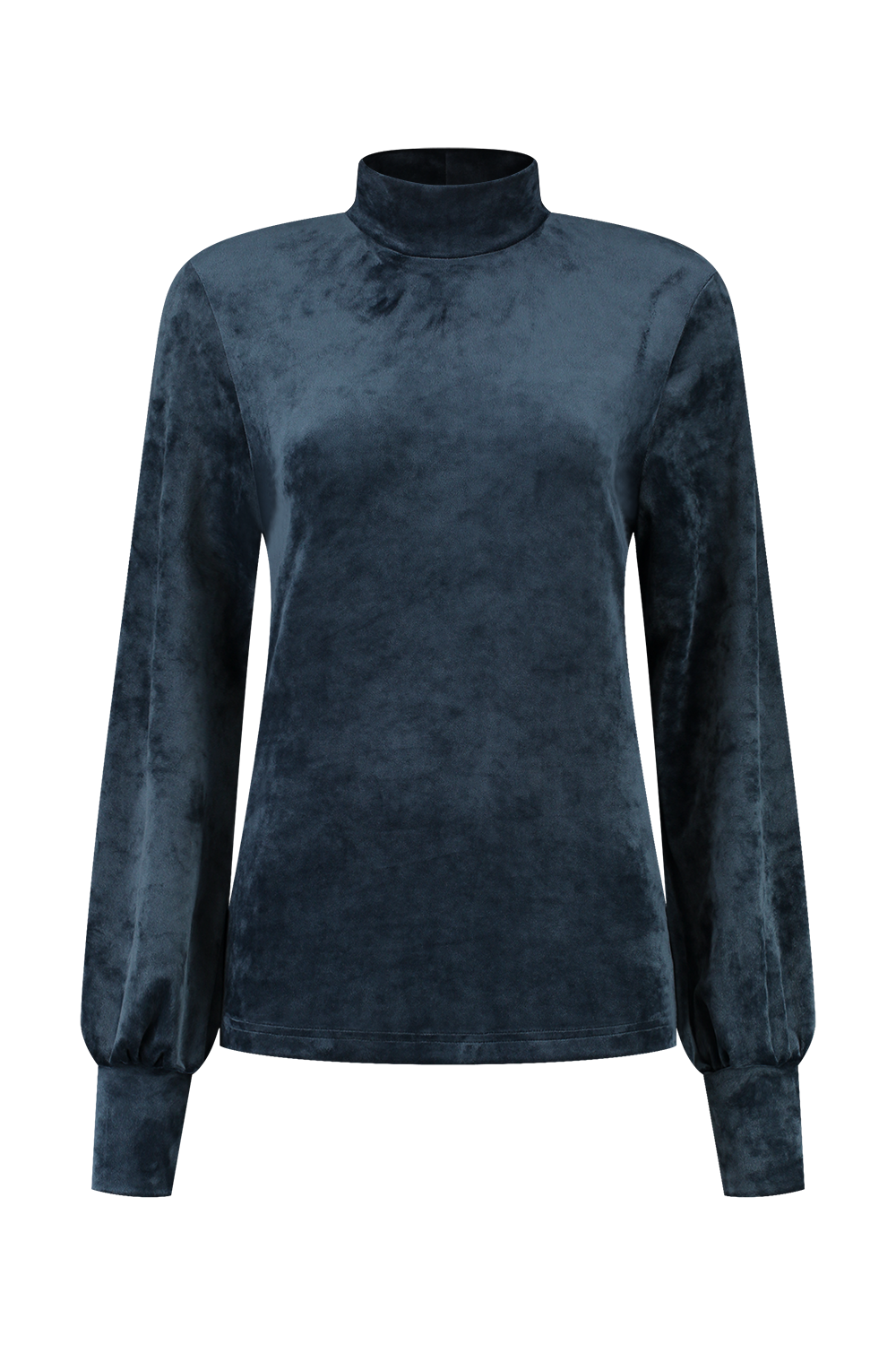 Col Velour  Uni Marine 7482