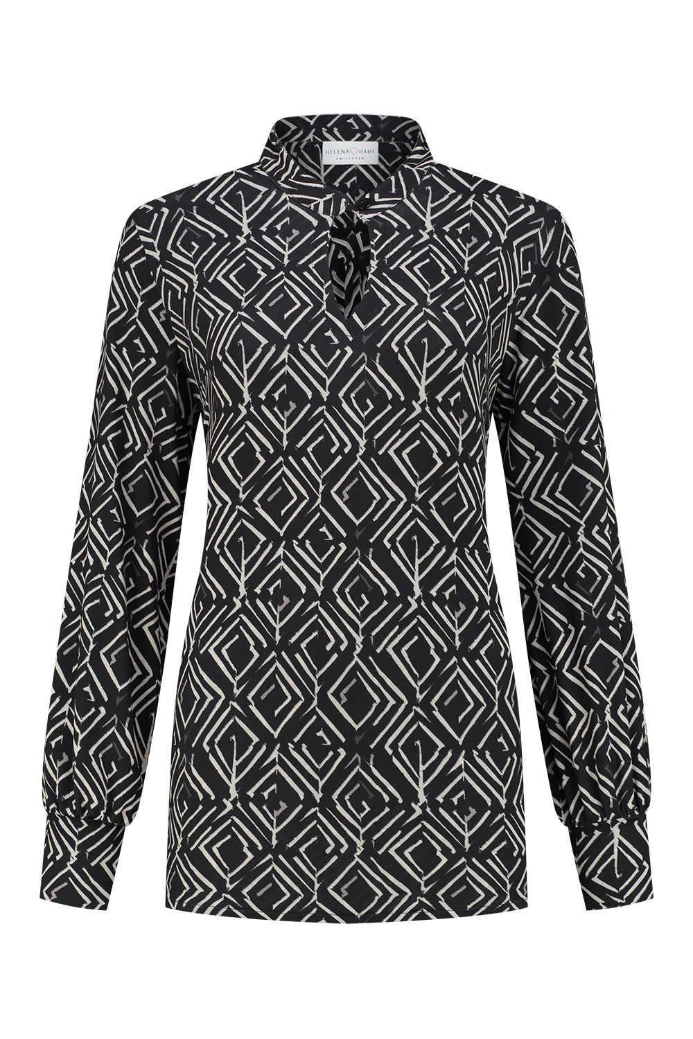 Top Just Print Gio Zwart 7470