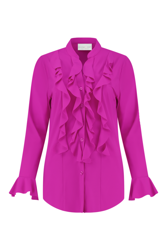 Blouse Volant Cyclaam 7258 Blouse Volant Cyclaam 7258