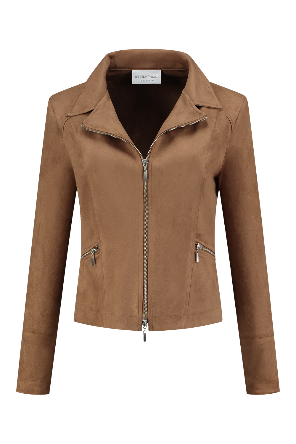 Zipper Suedine Camel 7525