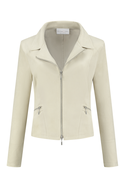 Zipper Suedine Off-White 7525 Zipper Suedine Off-White 7525