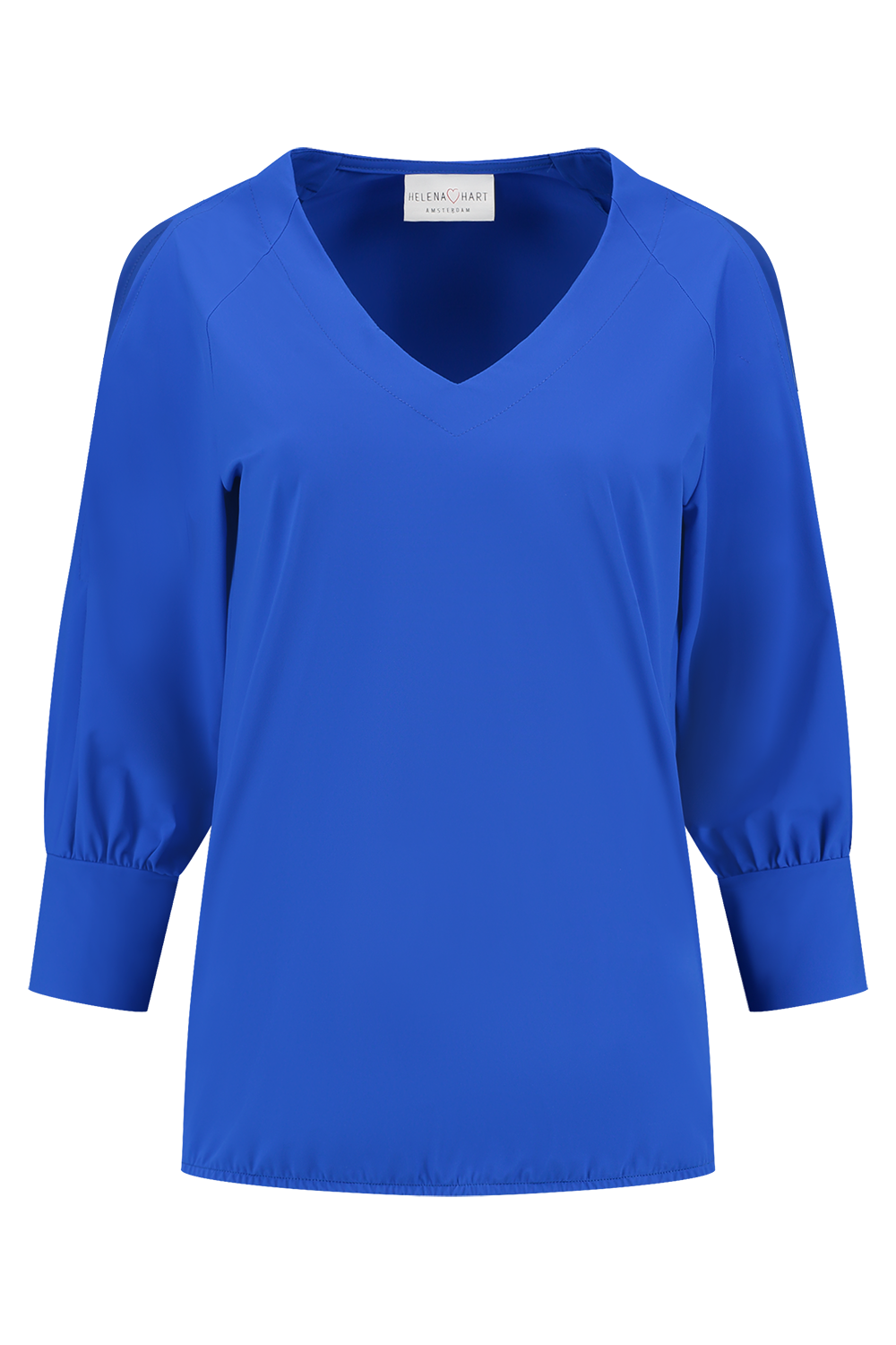 Top Hollie Transfer Electric Blue
