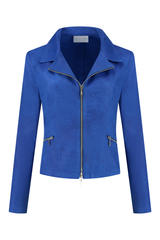 Blazer Zipper Biker Electric Blue 7288 Blazer Zipper Biker Electric Blue 7288
