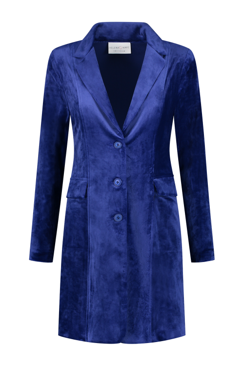 Blazer Velours  lang Royal 7423