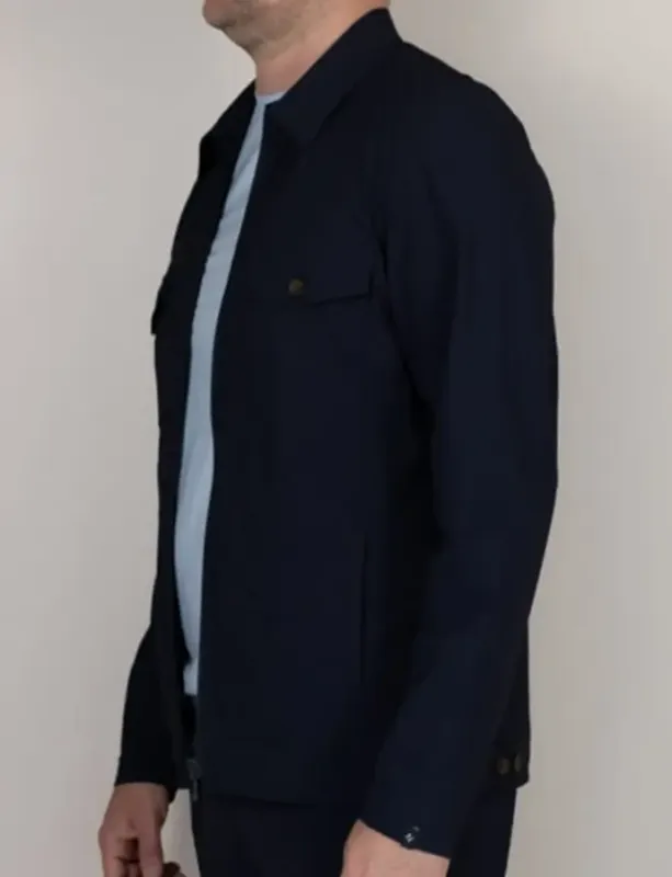 Overshirt Neycko Alec Navy Blue Blouson Overshirt Neycko Alec Navy Blue Blouson