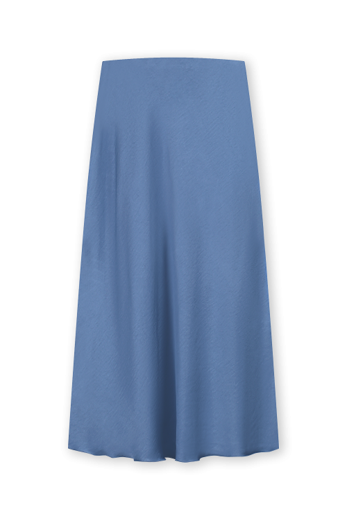 Rok Satijn Blauw 7690 Rok Satijn Blauw 7690