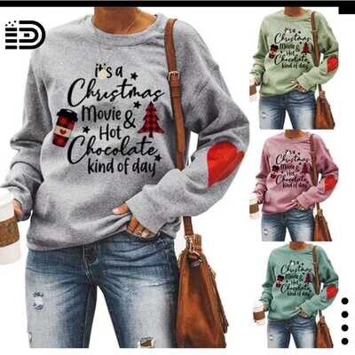 Christmas Sweaters – Red/Mustard/Grey/Pink Female Christas Sweater