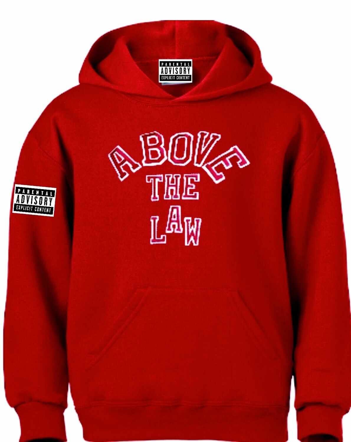 OG ATL CHICAGO RED EXPLICIT UNIVERSITY HOODIE Shipping included