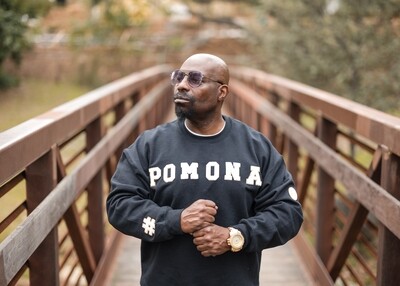 Black and gold #Pomona love baseball sweatshirt