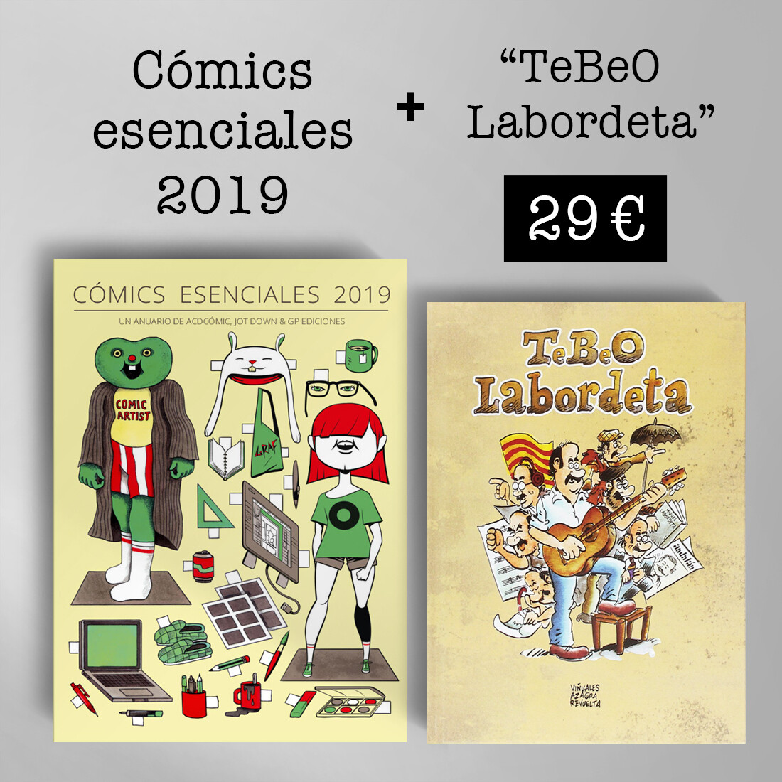 Cómics Esenciales 2019 + TeBeO Labordeta