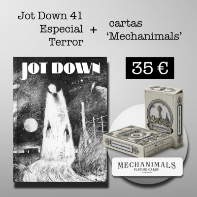 Jot Down nº 41 «Terror» + Mechanimals Playing Cards