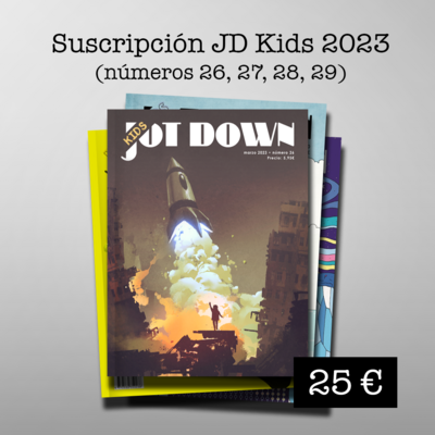 Suscripción Jot Down Kids 2023 (nº26 al nº 29)