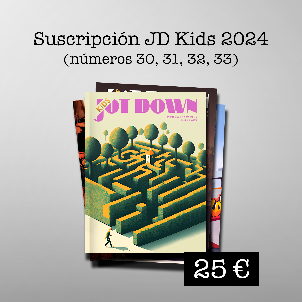 Suscripción Jot Down Kids 2024 (nº30 al nº 33)