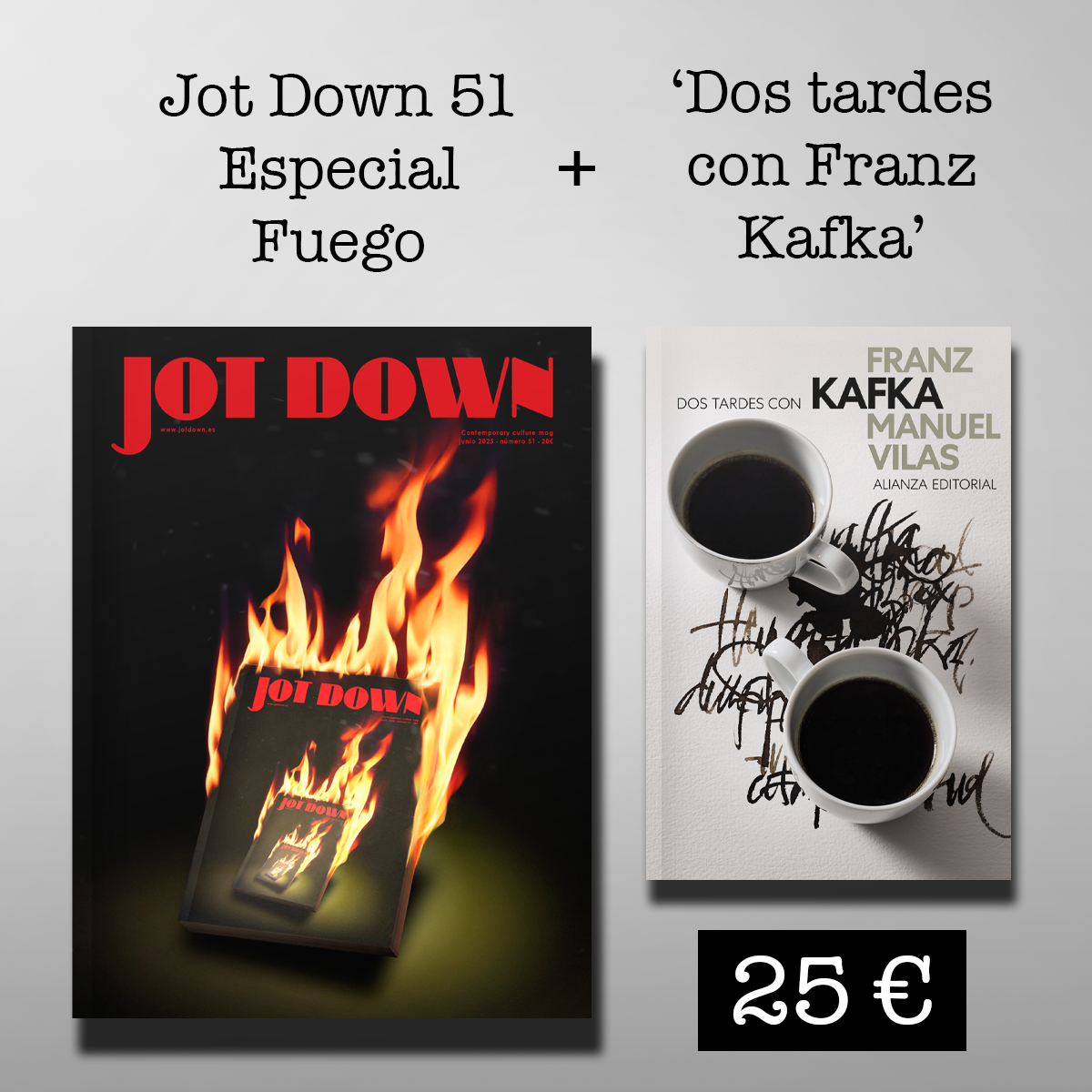 Jot Down #51 «Fuego» + Dos tardes con Franz Kafka