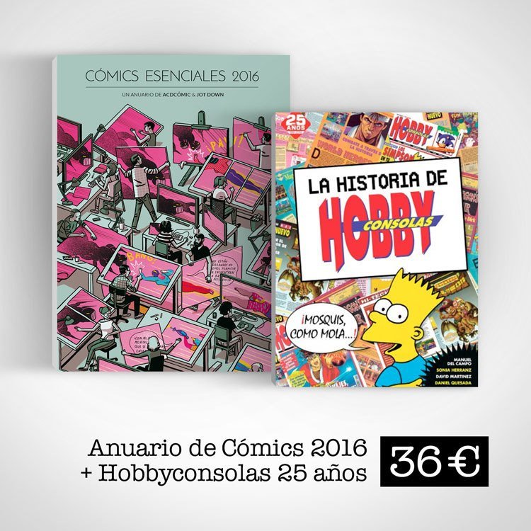 Cómics Esenciales 2016 (Libro + ebook) + La Historia de Hobby Consolas 25 años