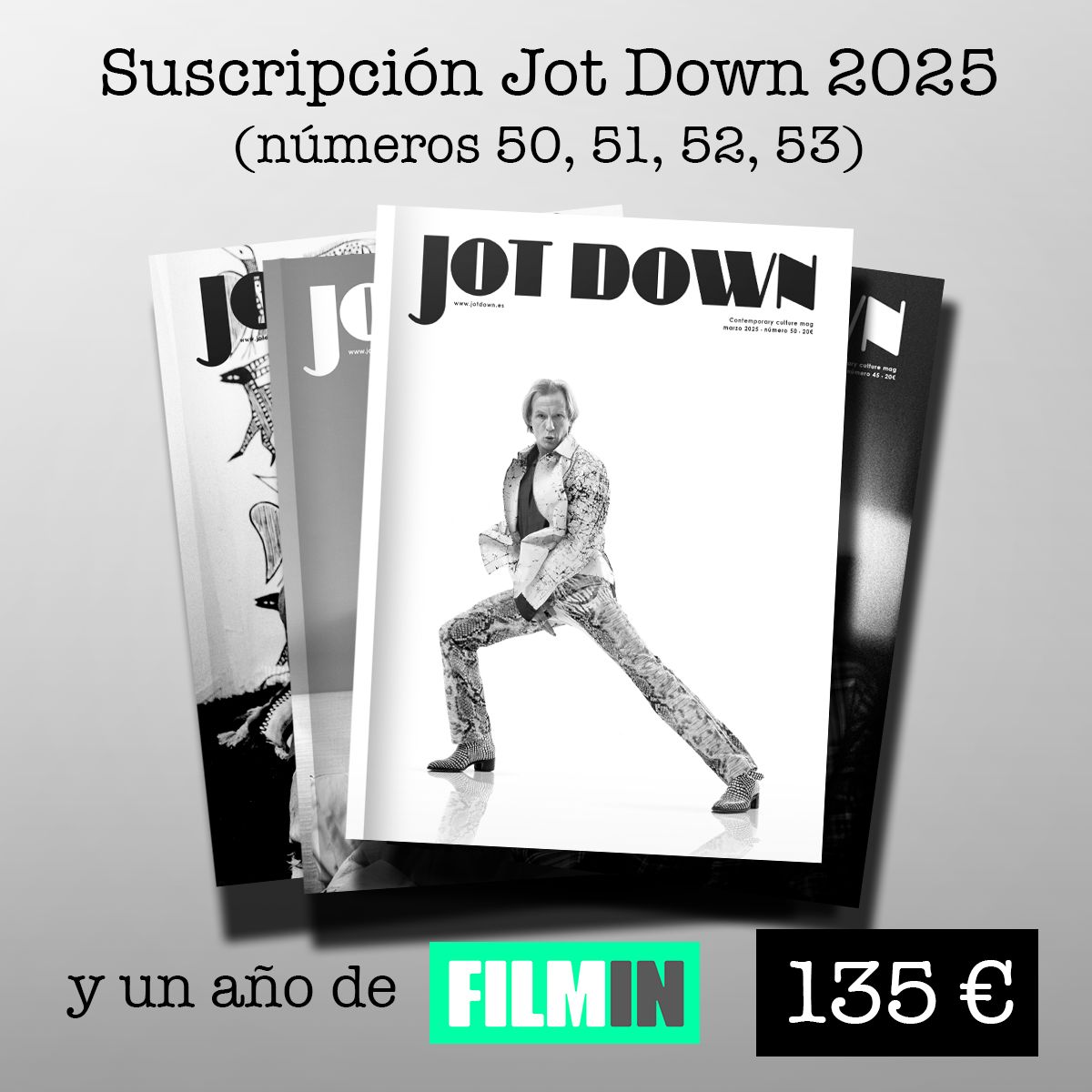Suscripción 2025 (nº 50 al nº 53) + Filmin