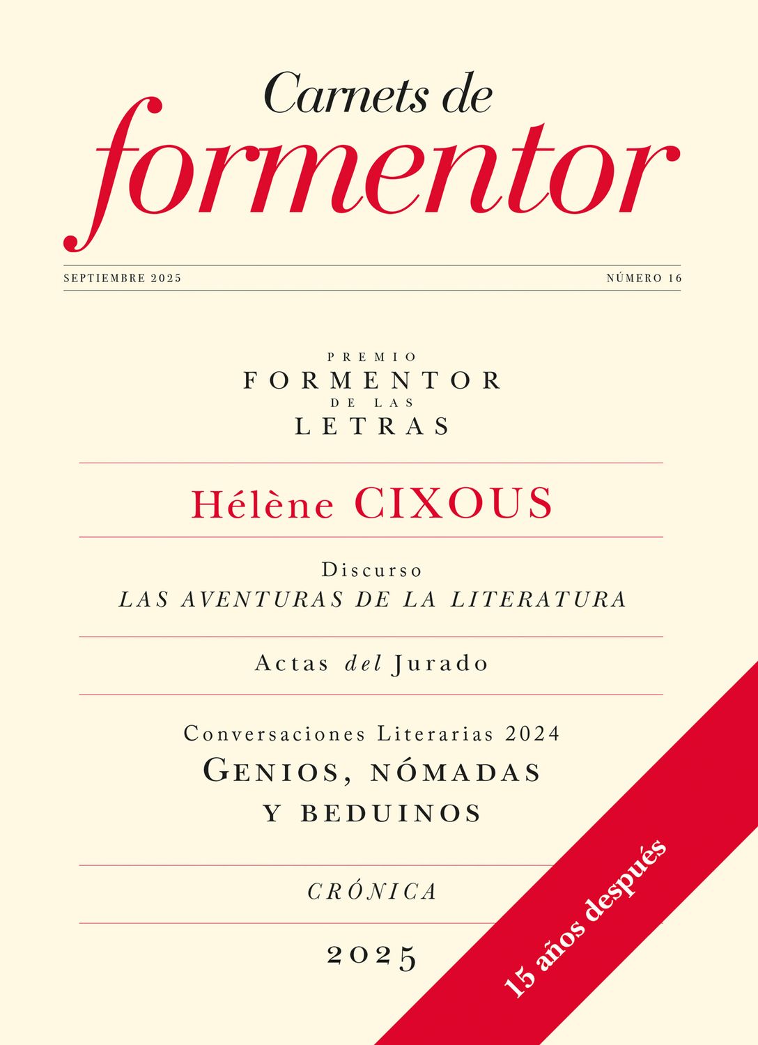 Carnets de Formentor nº 16