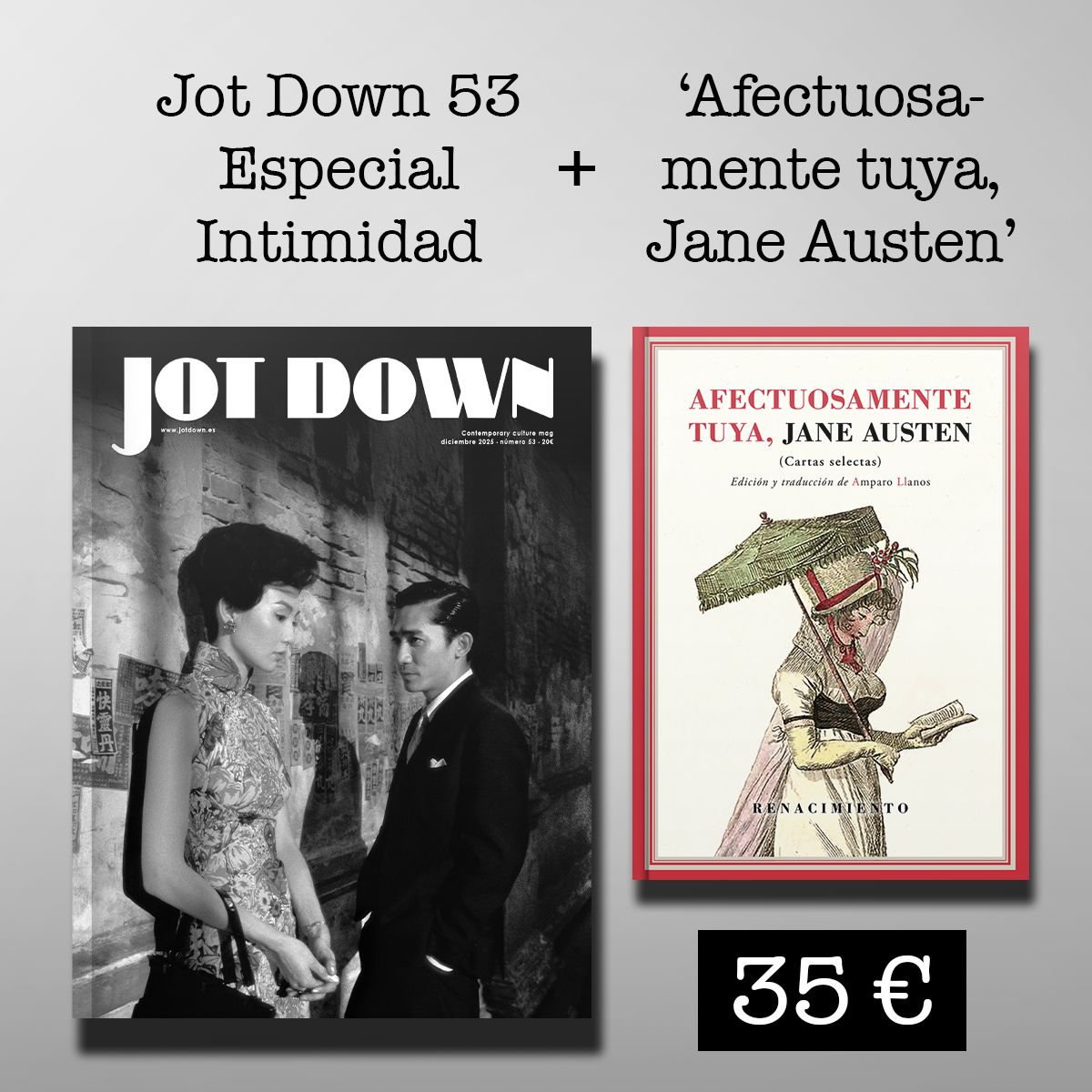 Jot Down #53 «Intimidad» + Afectuosamente tuya
