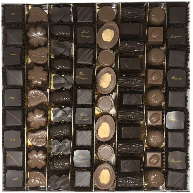 Boîte de chocolats assortis