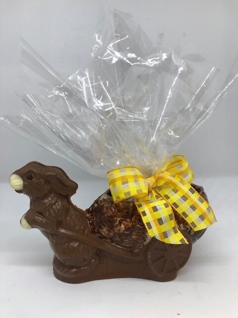 Lapin debout chariot