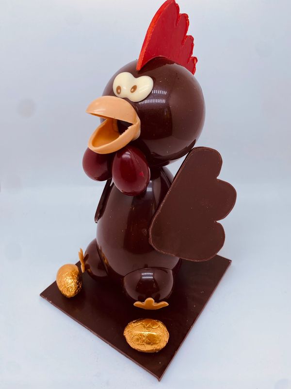 POULE AU ŒUFS D'OR noir ou lait