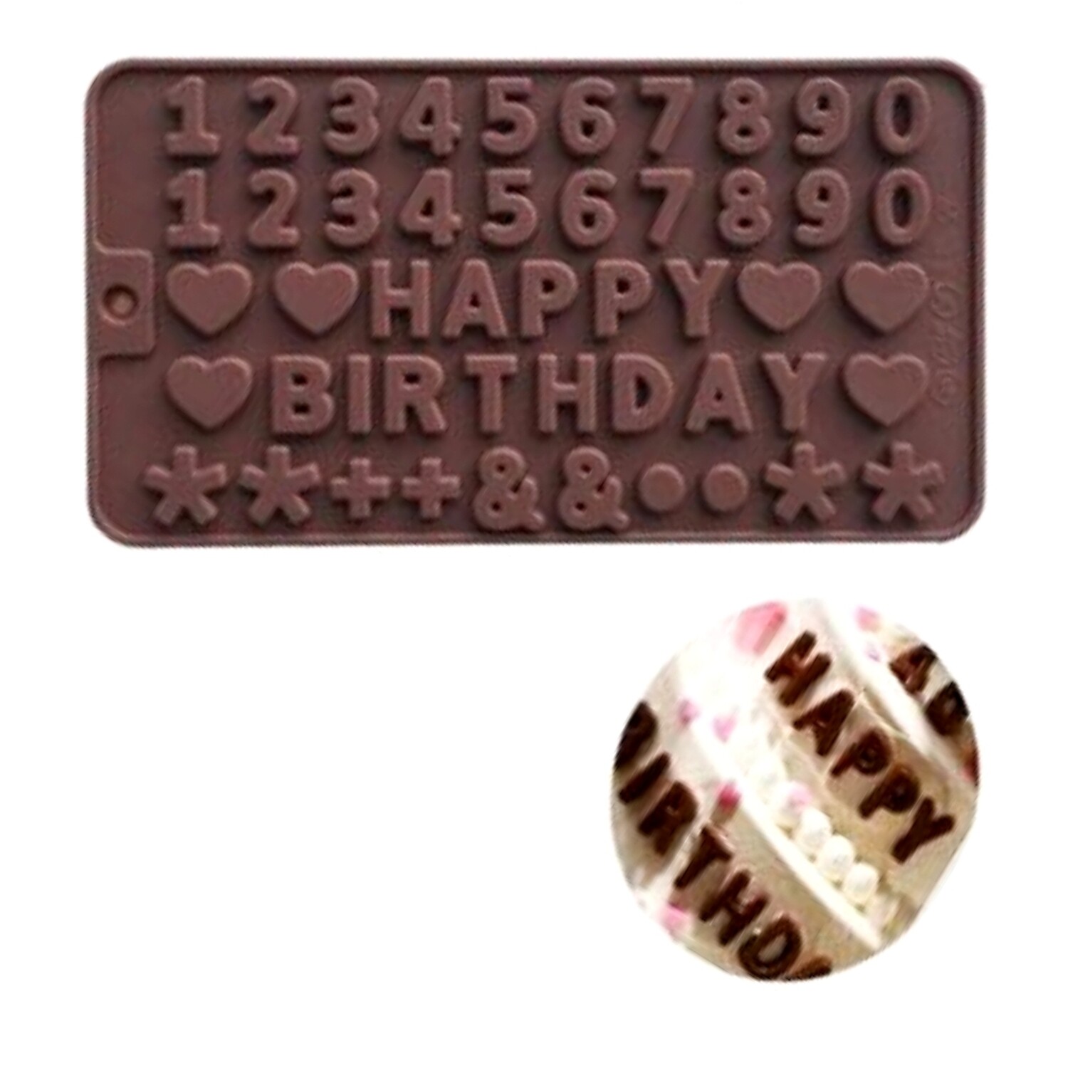 Силиконски калап роденденски &quot;HAPPY BIRTHDAY&quot;