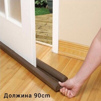 Штитник за врата од провев кафена боја 90cm