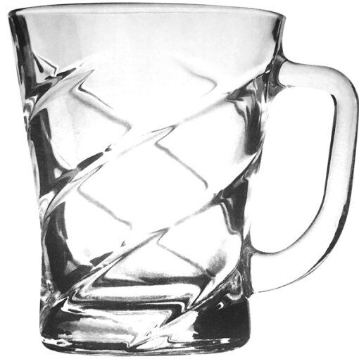 Стаклени чаши со рачка 225ml