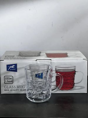 Стаклени чаши со рачка 220ml