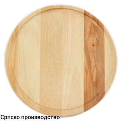 Дрвени даски округли за сервирање повеќе големини