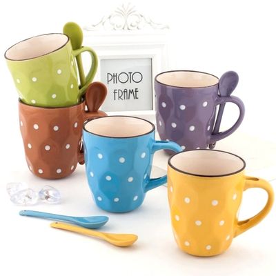 Керамичка шоља со лажиче 200ml