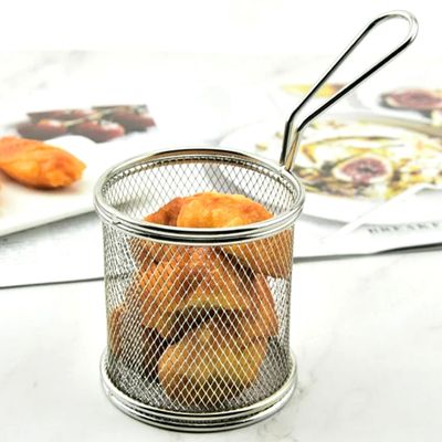 Корпа за помфрит метална округла