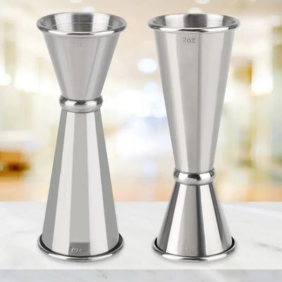 Дозер за алкохол, коктели 30/60ml INOX двостран