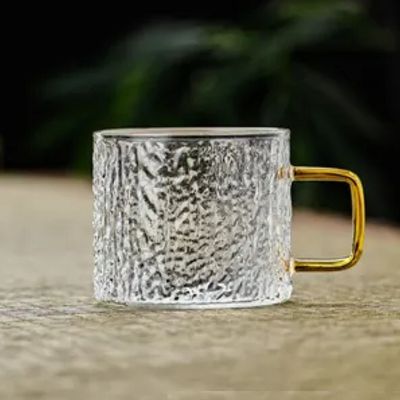 Стакленa чаша шоља со рачка FROST 150ml сет 6 парчиња 