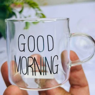 Стаклени чаши 120ml Good Morning 