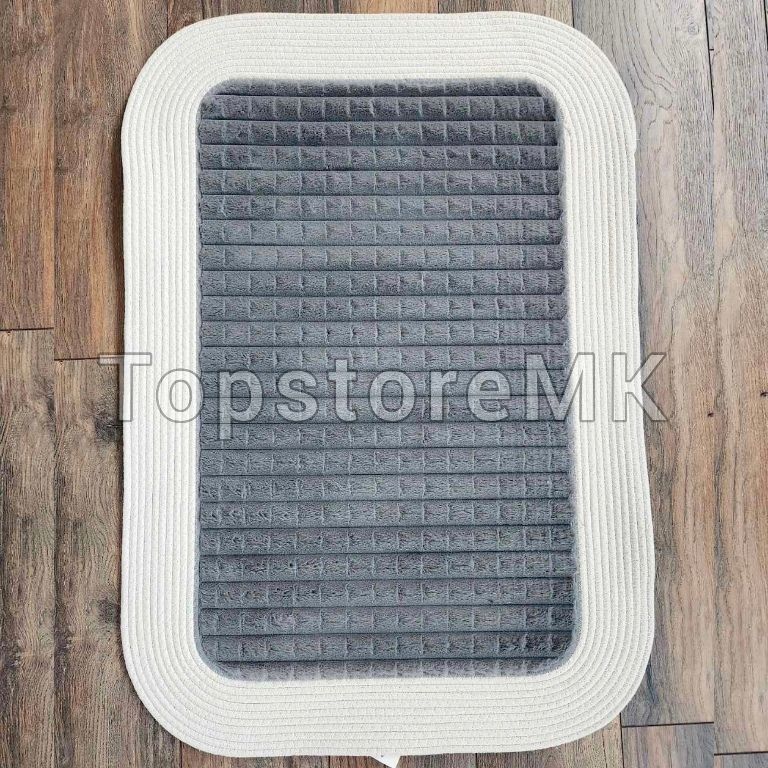 Патосник подлога правоаголна сиво плава боја